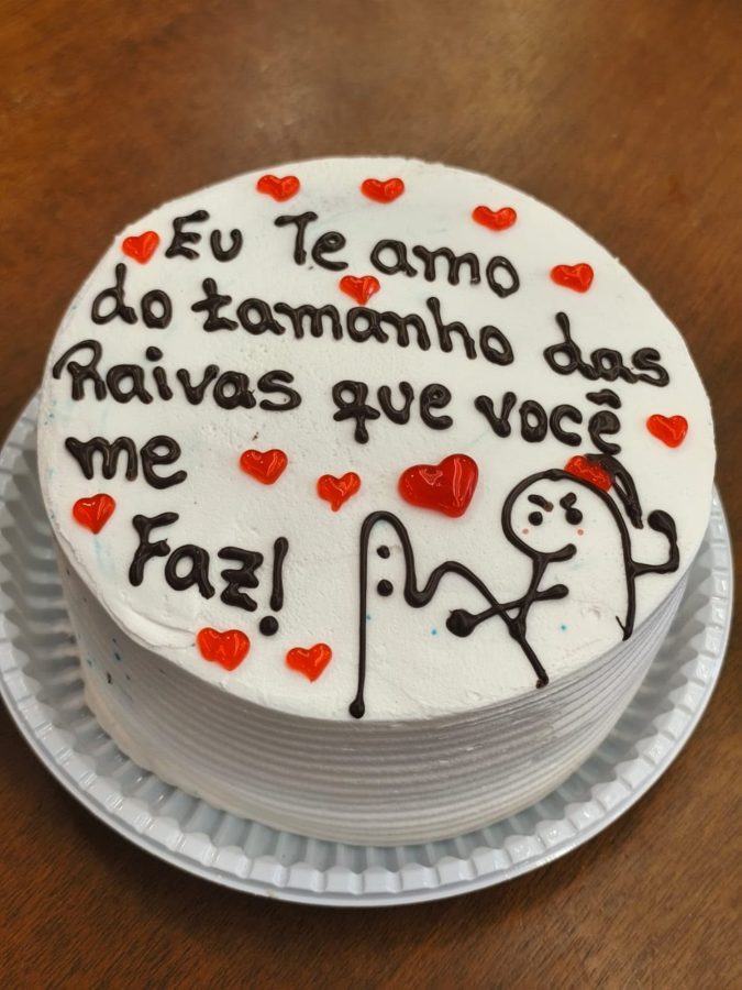 Bolos personalizados com frase - Sil Pães